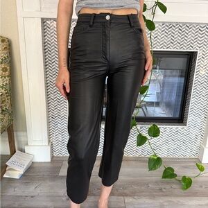 Wilfred Black Straight Leg Pants